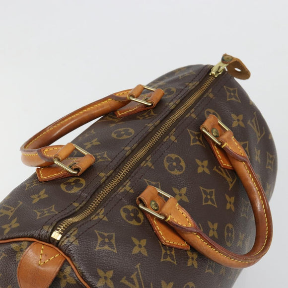 LOUIS VUITTON Monogram Speedy 30 Hand Bag M41526 LV Auth 186053A