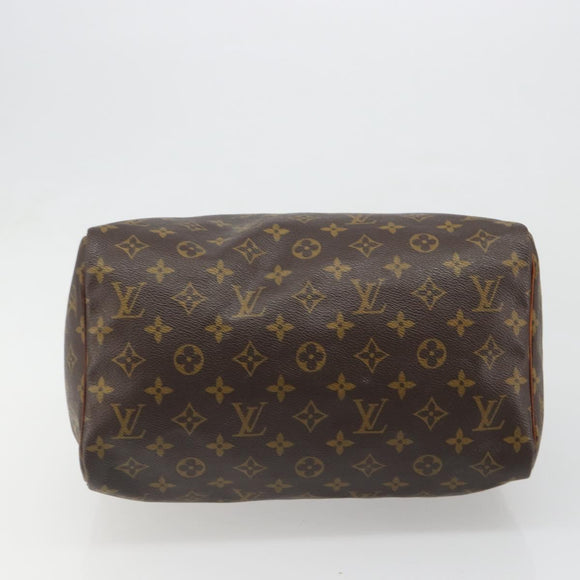LOUIS VUITTON Monogram Speedy 30 Hand Bag M41526 LV Auth 186053A