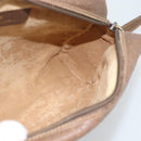 GUCCI GG Supreme Web Sherry Line Shoulder Bag PVC Beige Gold Auth 186057-19
