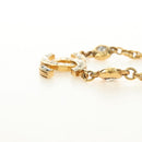 CHANEL COCO Mark Necklace metal Gold Tone CC Auth 186060M-13