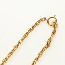 CHANEL COCO Mark Necklace metal Gold Tone CC Auth 186060M-5