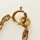 CHANEL COCO Mark Necklace metal Gold Tone CC Auth 186060M-6