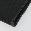 Christian Dior Trotter Canvas Chain Shoulder Bag Black Gold Auth 186061A-15
