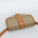 CELINE Macadam Canvas Shoulder Bag PVC Beige Gold Auth 186062A-6