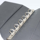 LOUIS VUITTON Monogram Mat Agenda PM Planner Cover Black R20932 LV Auth 186063A-19