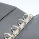 LOUIS VUITTON Monogram Mat Agenda PM Planner Cover Black R20932 LV Auth 186063A-10