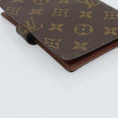 LOUIS VUITTON Monogram Agenda PM Day Planner Cover R20005 LV Auth 186064A-16