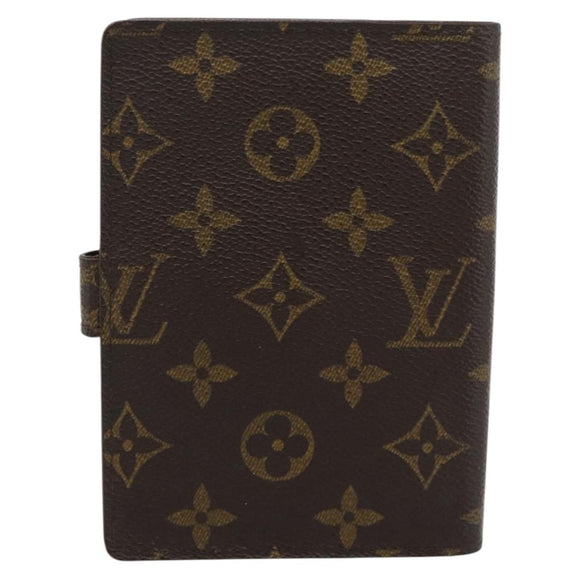 LOUIS VUITTON Monogram Agenda PM Day Planner Cover R20005 LV Auth 186064A