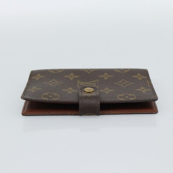LOUIS VUITTON Monogram Agenda PM Day Planner Cover R20005 LV Auth 186064A