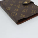 LOUIS VUITTON Monogram Agenda PM Day Planner Cover R20005 LV Auth 186064A-14