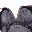 LOEWE Amazona 36 Handtas Leer Bruin Zilver Auth 186080V-21