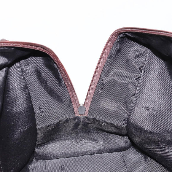 LOEWE Amazona 36 Handtas Leer Bruin Zilver Auth 186080V
