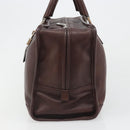 LOEWE Amazona 36 Handtas Leer Bruin Zilver Auth 186080V-3