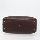 LOEWE Amazona 36 Handtas Leer Bruin Zilver Auth 186080V-5