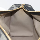 LOEWE Anagram Amazona 36 Hand Bag PVC Black Gold Auth 186081A-21