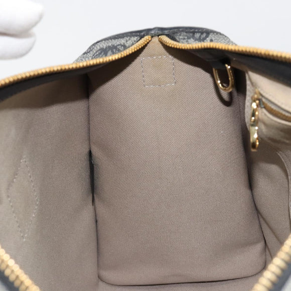 LOEWE Anagram Amazona 36 Hand Bag PVC Black Gold Auth 186081A