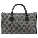 LOEWE Anagram Amazona 36 Hand Bag PVC Black Gold Auth 186081A-2