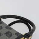 LOEWE Anagram Amazona 36 Hand Bag PVC Black Gold Auth 186081A-8