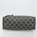 LOEWE Anagram Amazona 36 Hand Bag PVC Black Gold Auth 186081A-5