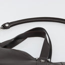 GUCCI Hand Bag Leather 2way Outlet Brown Silver 268641 Auth 186084A-14