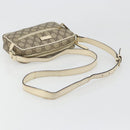 GUCCI GG Supreme Shoulder Bag PVC White Gold 201447 Auth 186085-7