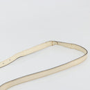 GUCCI GG Supreme Shoulder Bag PVC White Gold 201447 Auth 186085-8