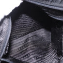 PRADA Shoulder Bag Nylon Black Silver Auth 186088A-26