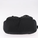 PRADA Shoulder Bag Nylon Black Silver Auth 186088A-5
