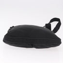 PRADA Shoulder Bag Nylon Black Silver Auth 186089A-5