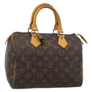LOUIS VUITTON Monogram Speedy 25 Hand Bag M41528 LV Auth 186090A-1