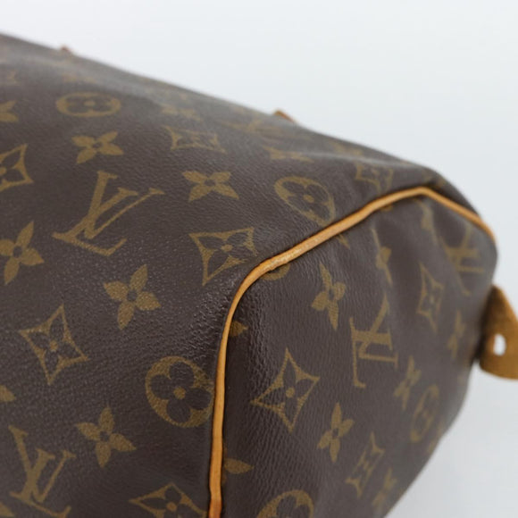 LOUIS VUITTON Monogram Speedy 25 Hand Bag M41528 LV Auth 186090A