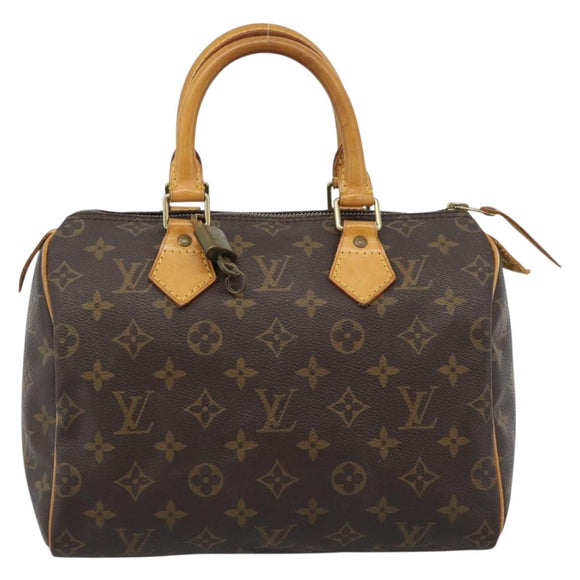 LOUIS VUITTON Monogram Speedy 25 Hand Bag M41528 LV Auth 186090A