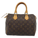 LOUIS VUITTON Monogram Speedy 25 Hand Bag M41528 LV Auth 186090A-2