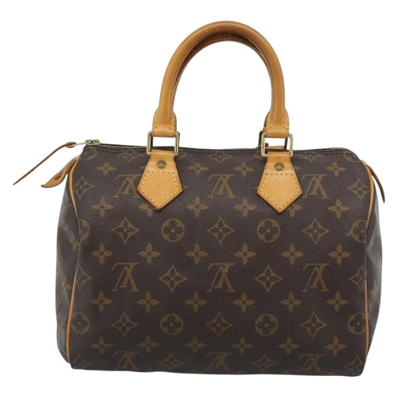 LOUIS VUITTON Monogram Speedy 25 Hand Bag M41528 LV Auth 186090A