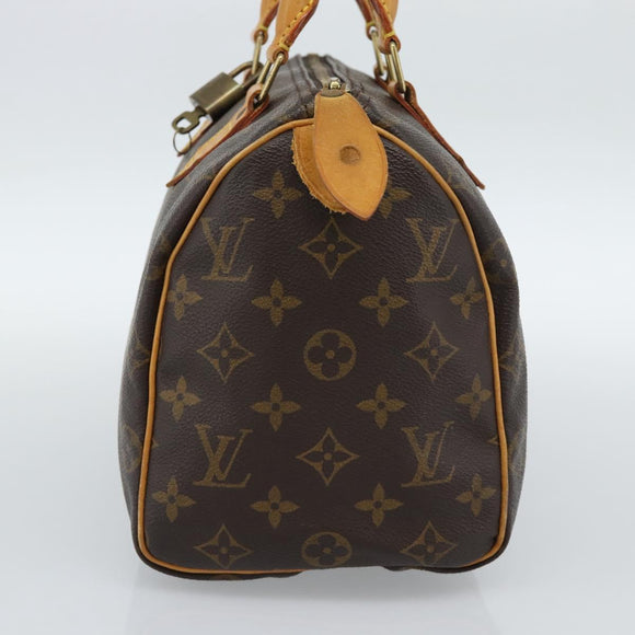 LOUIS VUITTON Monogram Speedy 25 Hand Bag M41528 LV Auth 186090A