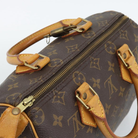 LOUIS VUITTON Monogram Speedy 25 Hand Bag M41528 LV Auth 186090A