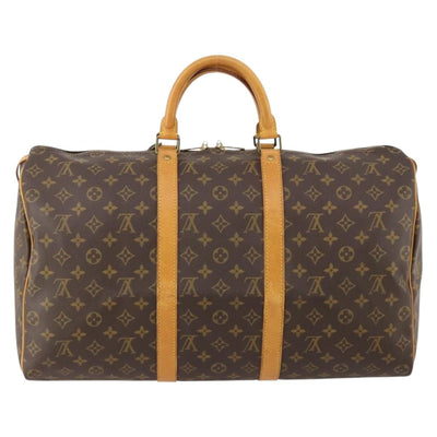 LOUIS VUITTON Monogram Keepall 50 Boston Bag M41426 LV Auth 186091A - 0