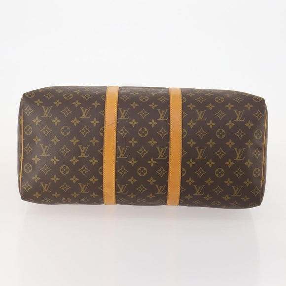 LOUIS VUITTON Monogram Keepall 50 Boston Bag M41426 LV Auth 186091A