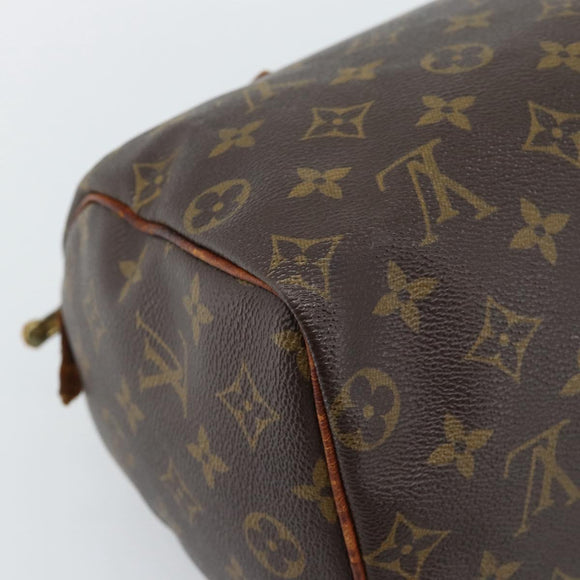 LOUIS VUITTON Monogram Speedy 25 Hand Bag M41528 LV Auth 186096