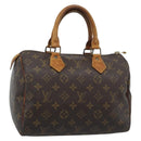 LOUIS VUITTON Monogram Speedy 25 Hand Bag M41528 LV Auth 186096-1