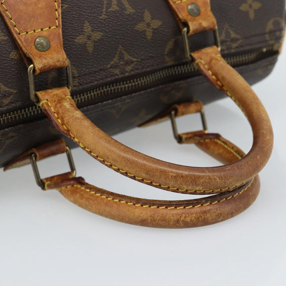 LOUIS VUITTON Monogram Speedy 25 Hand Bag M41528 LV Auth 186096