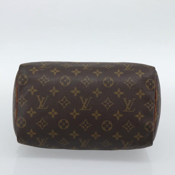 LOUIS VUITTON Monogram Speedy 25 Hand Bag M41528 LV Auth 186096