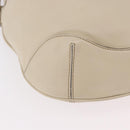 GUCCI Bamboo Hand Bag Leather 2way White Gold 169976 Auth 186098A-10