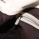 GUCCI Bamboo Hand Bag Leather 2way White Gold 169976 Auth 186098A-21