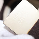 GUCCI Bamboo Hand Bag Leather 2way White Gold 169976 Auth 186098A-12