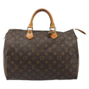 LOUIS VUITTON Monogram Speedy 35 Hand Bag M41524 LV Auth 186099A-13