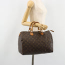 LOUIS VUITTON Monogram Speedy 35 Hand Bag M41524 LV Auth 186099A-22