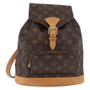 LOUIS VUITTON Monogram Montsouris PM Backpack M51137 LV Auth 186103A-13