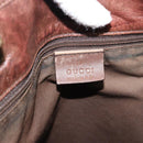 GUCCI GG Canvas Tote Bag Brown Gold 002 1097 Auth 186104-17