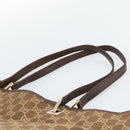 GUCCI GG Canvas Tote Bag Brown Gold 002 1097 Auth 186104-8